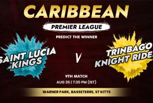 Khelraja.com - St. Lucia Kings vs Trinbago Knight Riders - CPL predictions