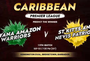 Khelraja,com - Guyana Amazon Warriors vs SKN Patriots - CPL Predictions