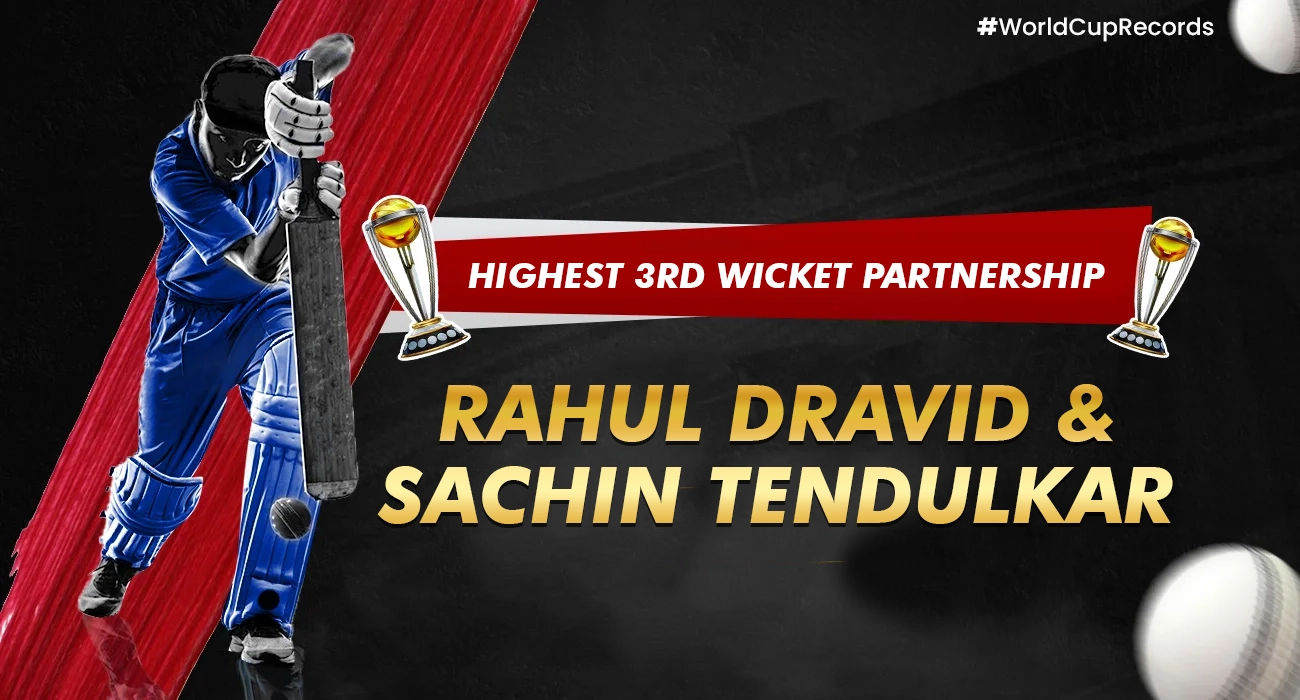 Khelraja.com - Highest 3rd wicket partnership - rahul dravid and sachin tendulkar