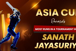 Most Runs in a Tournament in ODI - Sanath Jayasuriya