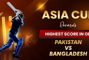 Highest Score in ODI - Pakistan vs Bangladesh