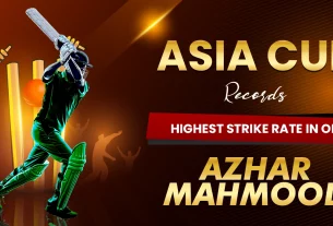 Highest Strike Rate in ODI - Azhar Mahmood