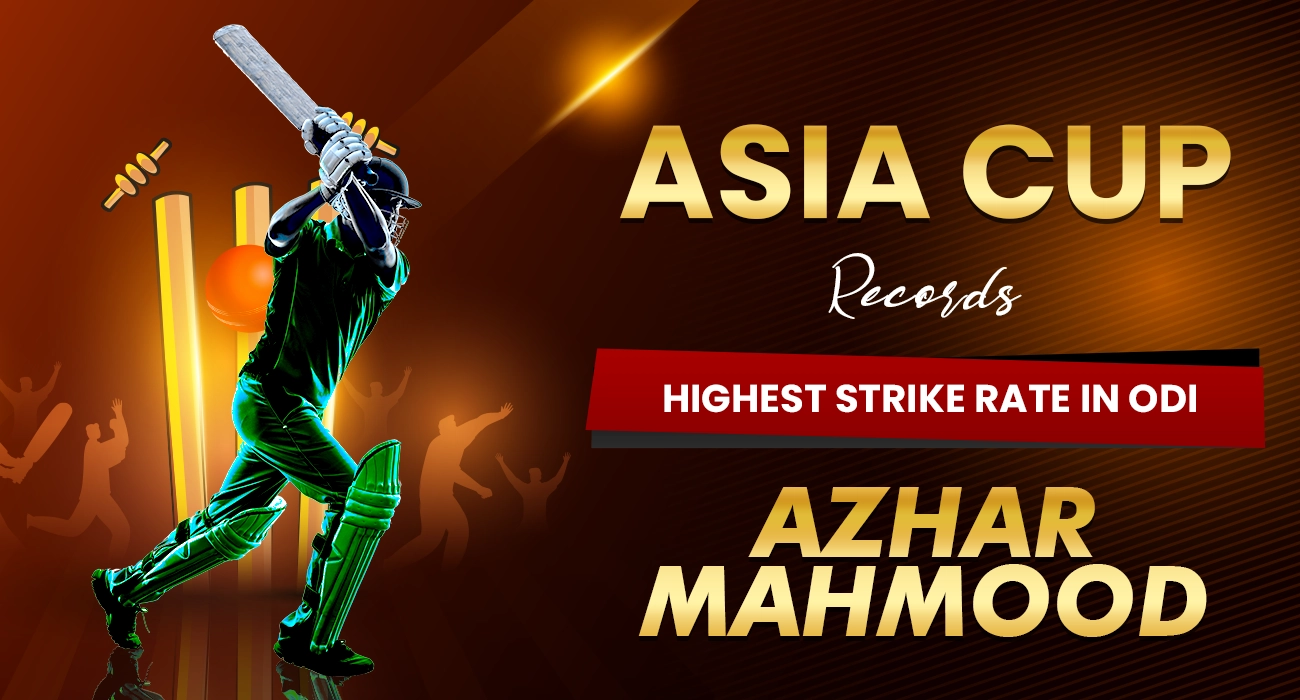 Highest Strike Rate in ODI - Azhar Mahmood