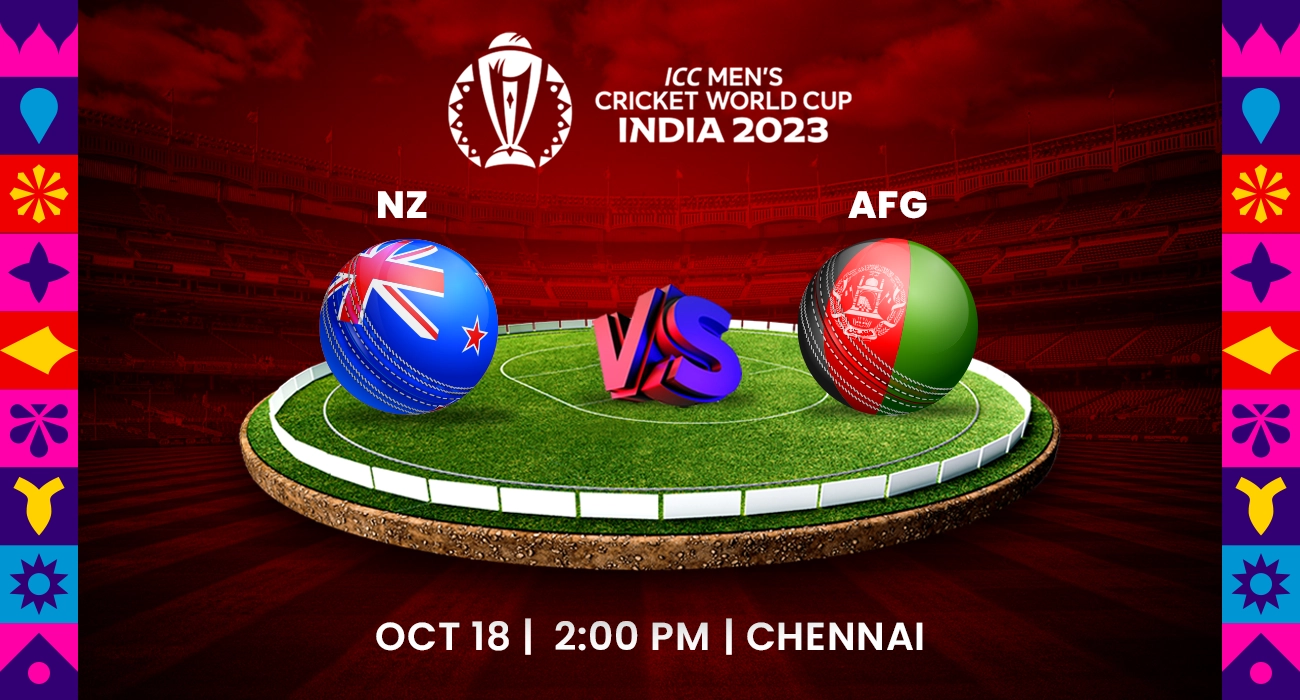 Khelraja.com - New Zealand vs Afghanistan Cricket World Cup Prediction 2023