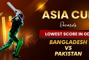 Lowest Score in ODI - Bangladesh vs Pakistan