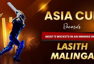 Most 5 wickets in an innings in ODI - Lasith Malinga