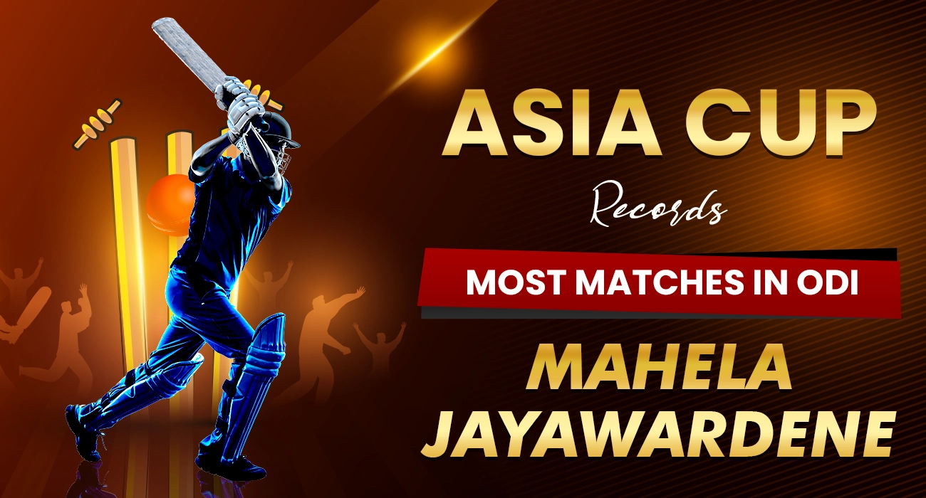 Most Matches in ODI - Mahela Jayawardene