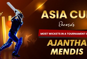 Most Wickets in a Tournament in ODI - Ajantha Mendis