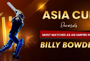 Most matches as an umpire in ODI - Billy Bowden