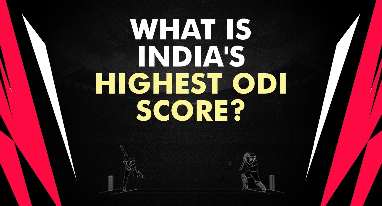 What is India's highest ODI score