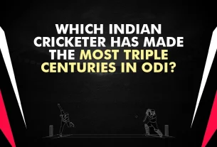 Which Indian cricketer has made the most triple centuries in ODI