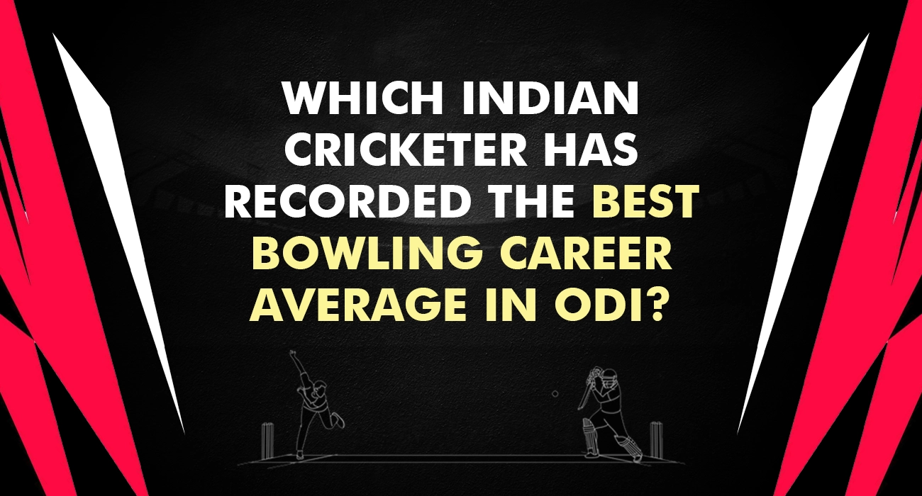 Which Indian cricketer has recorded the best bowling career average in ODI