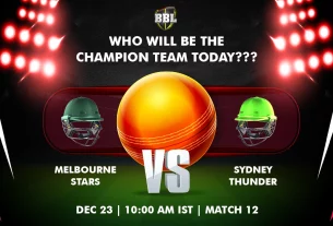 BBL today match predictions - Melbourne Stars vs Sydney Thunder 2023 BBL Match prediction at Khelraja.com