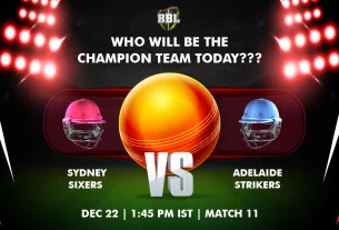 Khelraja.com - Sydney Sixers vs Adelaide Strikers BBL predictions 2023