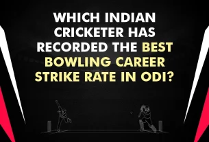 Which Indian cricketer has recorded the best bowling career strike rate in ODI