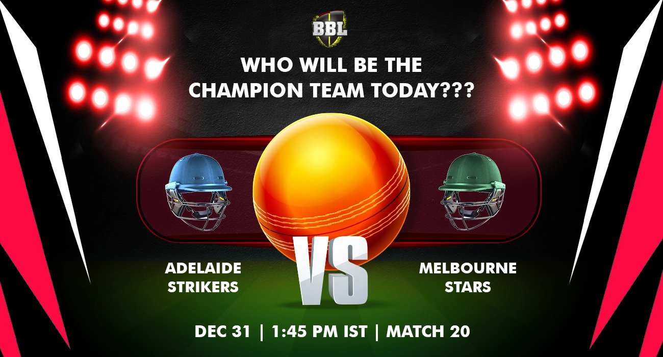 Khelraja.com - Adelaide Strikers vs Melbourne Stars Today Match Predictions BBL 2024