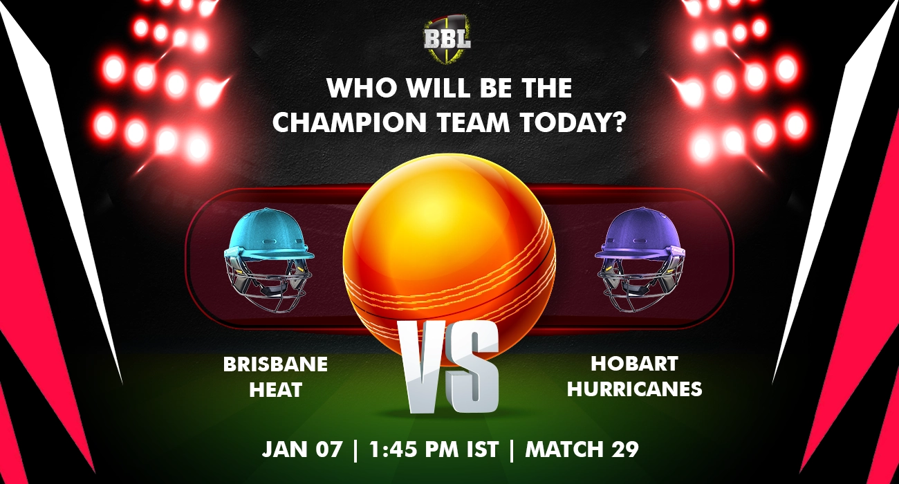 Khelraja.com - Hobart Hurricanes vs Brisbane Heat Today Match Predictions BBL 2024