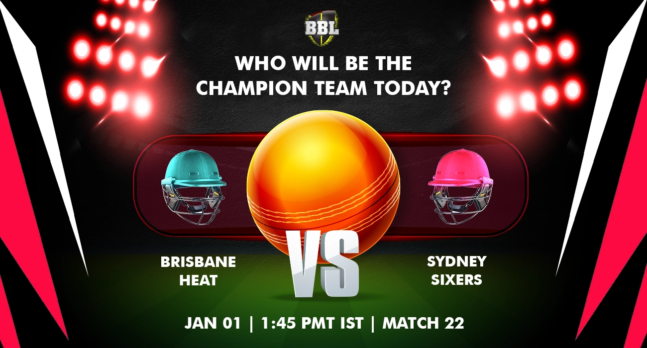 Khelraja.com - Sydney Sixers vs Brisbane Heat Today Match Predictions BBL 2024
