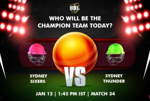 Khelraja.com - Sydney Thunder vs Sydney Sixers Today Match Predictions BBL 2023